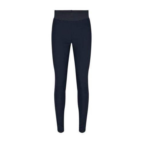 Hoge Taille Skinny Blauwe Broek Freequent , Blue , Dames