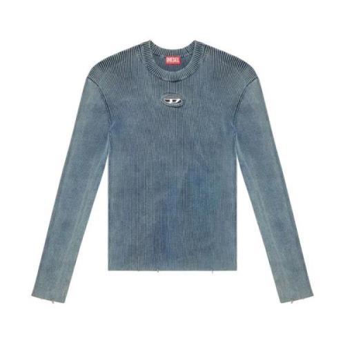 Stijlvolle Gebreide Kleding voor Mannen en Vrouwen Diesel , Blue , Her...