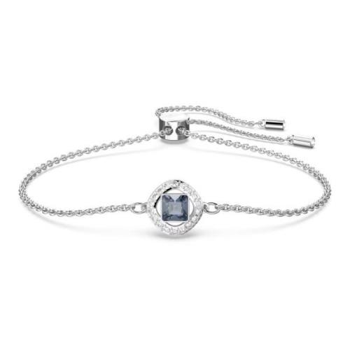 Engel Vierkant Blauw Kristal Armband Swarovski , Gray , Dames