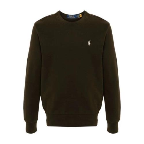 Groene Crewneck Sweater met Geborduurde Pony Polo Ralph Lauren , Green...