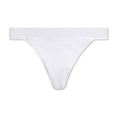 Logo String Moschino , White , Dames