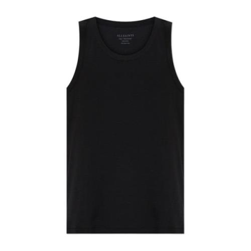 Ribbed Top Edward AllSaints , Black , Heren