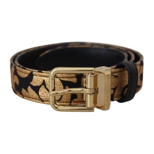 Multicolor Jacquard Logo Gesp Riem Dolce & Gabbana , Multicolor , Dame...