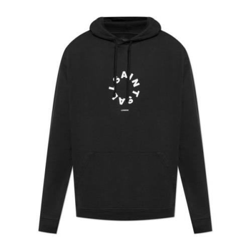 Hoodie Tierra AllSaints , Black , Heren