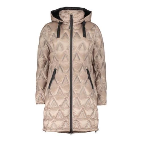 Gewatteerde Jas Met Capuchon Stijlvol Warm Gil Bret , Beige , Dames