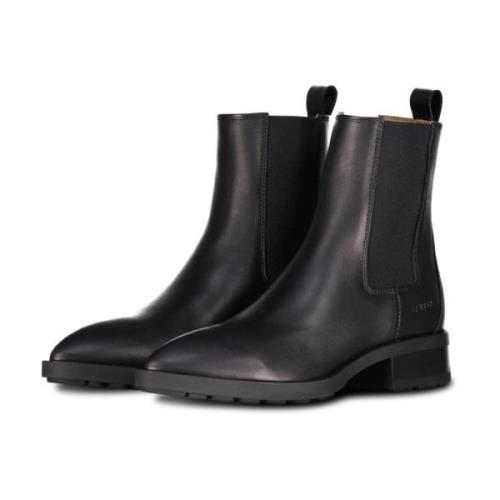 Stijlvolle Leren Chelsea Boots Copenhagen Shoes , Black , Dames