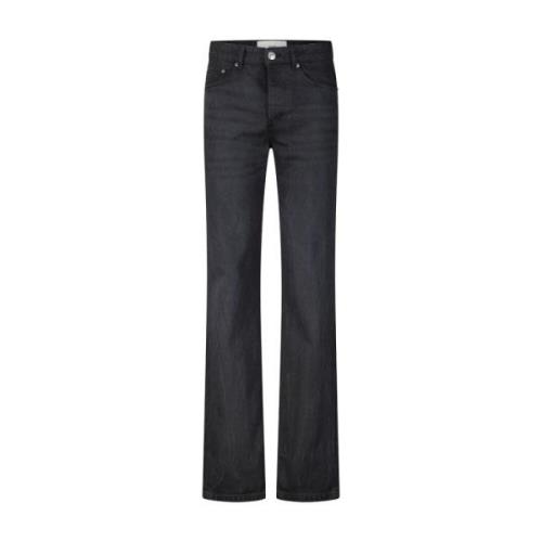 Klassieke katoenen jeans Ami Paris , Black , Heren