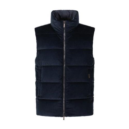 Gewatteerd Donsvest Vanio Moorer , Blue , Heren