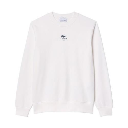 Sportieve Sweater Lacoste , White , Heren