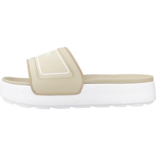 Karmen Slide Sandalen Puma , Beige , Heren