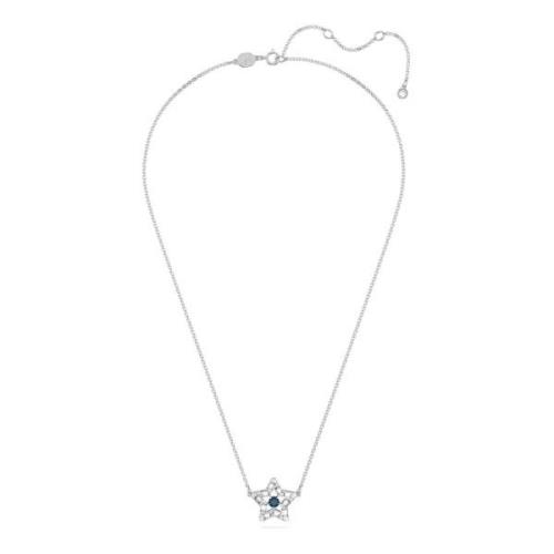 Stella Blauwe Ster Ketting Swarovski , Gray , Dames