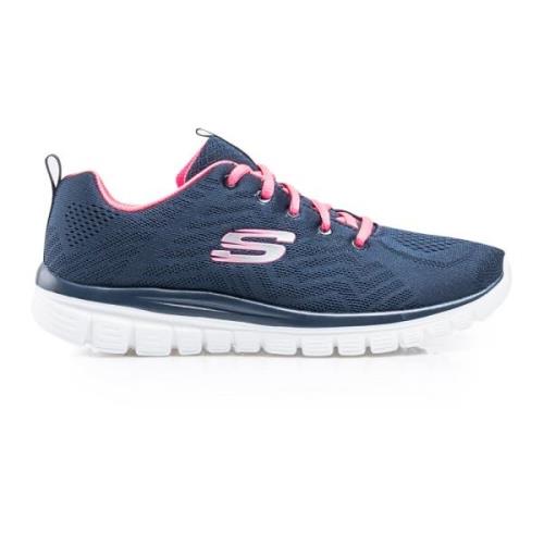 Graceful Get Connected Sneakers Dames Skechers , Blue , Dames