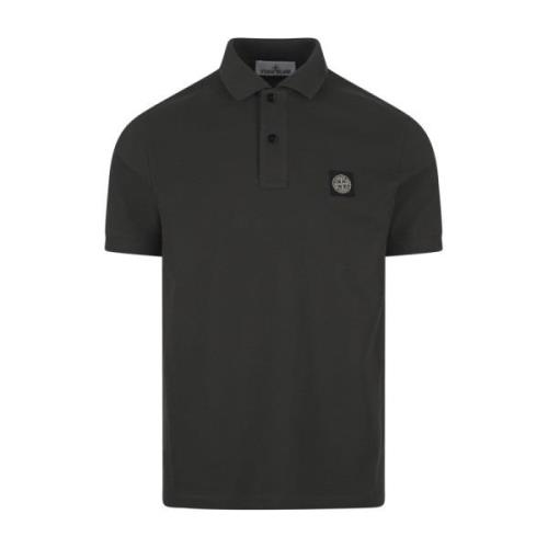 Grijze Polo Shirt Slim Fit Stone Island , Gray , Heren