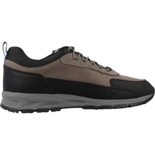 Stijlvolle Sneakers voor Mannen Geox , Gray , Heren