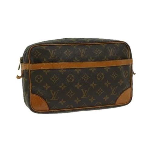 Pre-owned Canvas louis-vuitton-bags Louis Vuitton Vintage , Brown , Da...