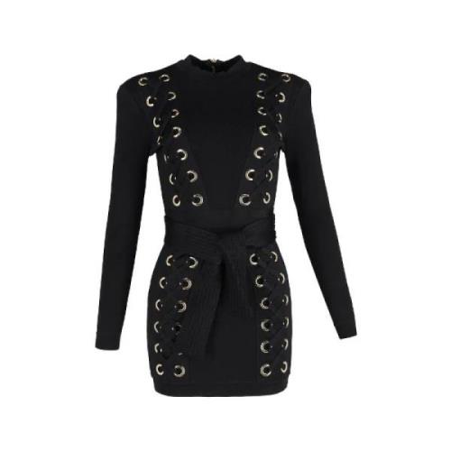 Pre-owned Fabric dresses Balmain Pre-owned , Black , Dames