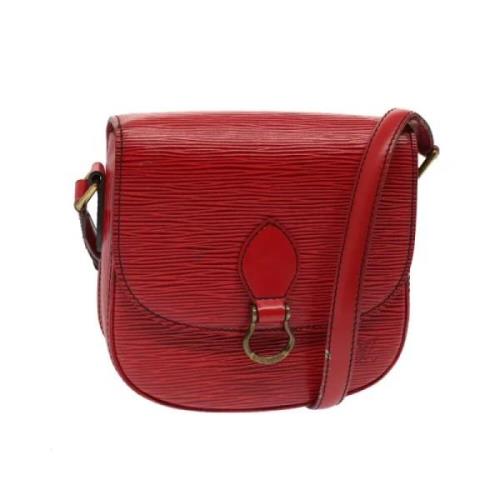 Pre-owned Leather louis-vuitton-bags Louis Vuitton Vintage , Red , Dam...