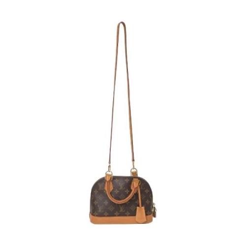 Pre-owned Cotton louis-vuitton-bags Louis Vuitton Vintage , Brown , Da...