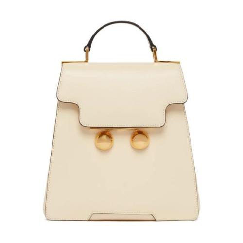 Trunkaroo Leren Tas in Shell Marni , White , Dames