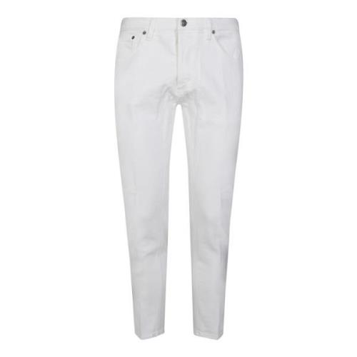 Witte stier Brighton jeans Dondup , White , Heren