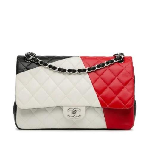 Pre-owned Leather chanel-bags Chanel Vintage , White , Dames