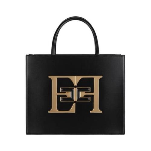 Stijlvolle Handtassen Collectie Elisabetta Franchi , Black , Dames