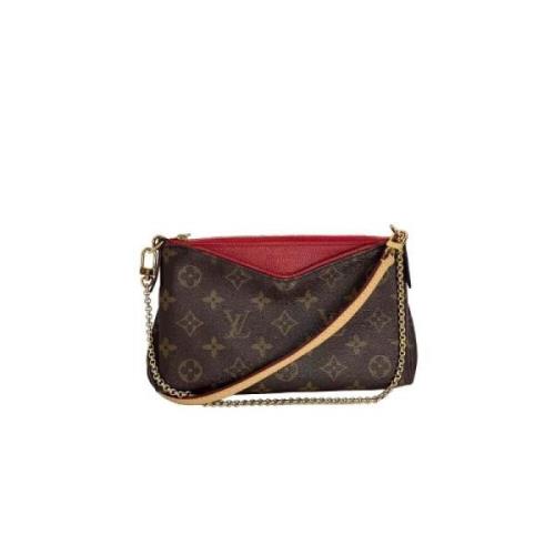 Pre-owned Canvas louis-vuitton-bags Louis Vuitton Vintage , Brown , Da...