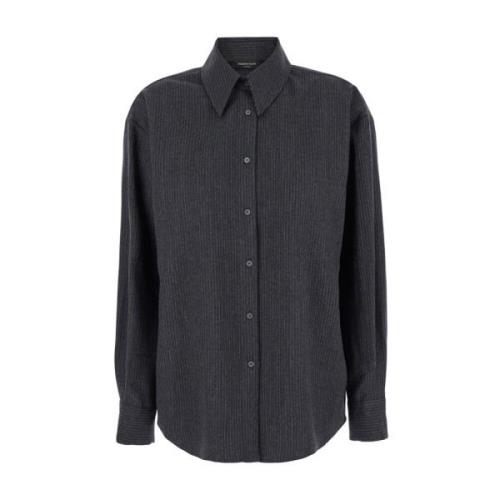 Grijze Shirt Camicia Fabiana Filippi , Gray , Dames