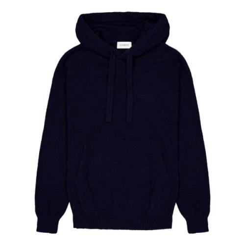 Kasjmier Zijde Hoodie Laneus , Blue , Heren