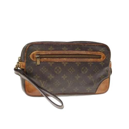 Pre-owned Canvas louis-vuitton-bags Louis Vuitton Vintage , Brown , Da...