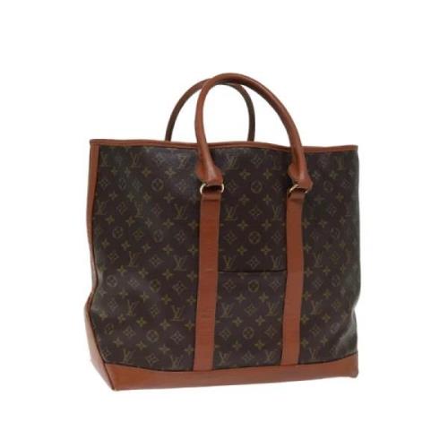 Pre-owned Canvas louis-vuitton-bags Louis Vuitton Vintage , Brown , Da...