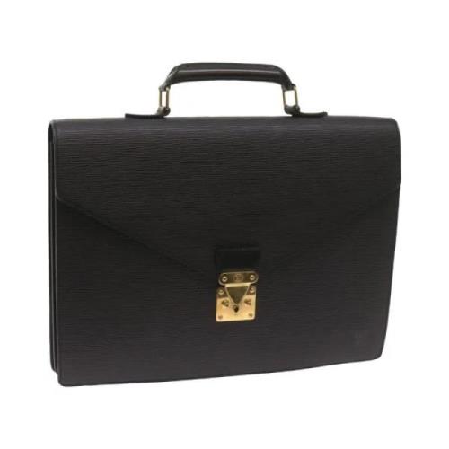 Pre-owned Leather louis-vuitton-bags Louis Vuitton Vintage , Black , D...