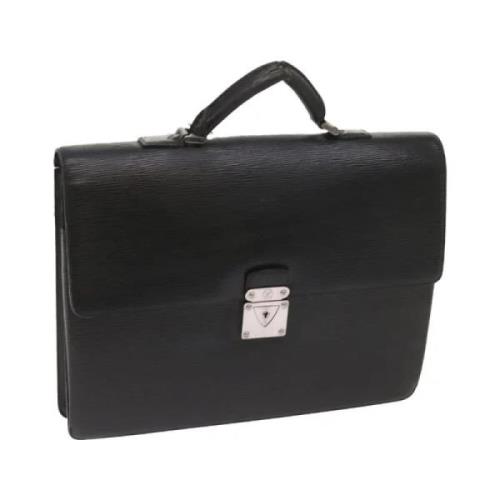 Pre-owned Leather louis-vuitton-bags Louis Vuitton Vintage , Black , D...