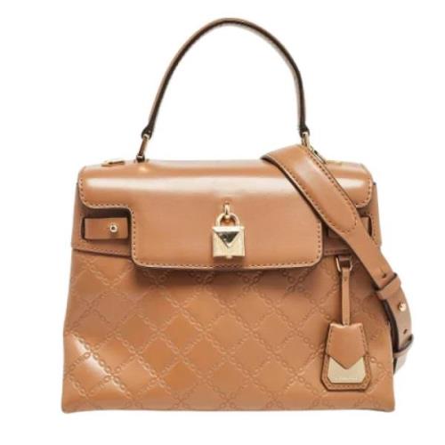 Pre-owned Leather handbags Michael Kors Pre-owned , Brown , Dames