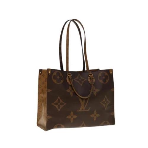 Pre-owned Canvas louis-vuitton-bags Louis Vuitton Vintage , Brown , Da...