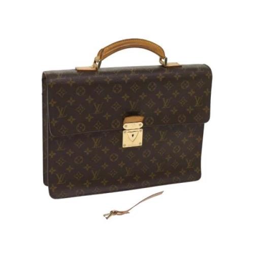 Pre-owned Canvas louis-vuitton-bags Louis Vuitton Vintage , Brown , Da...