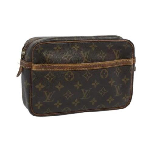 Pre-owned Canvas louis-vuitton-bags Louis Vuitton Vintage , Brown , Da...