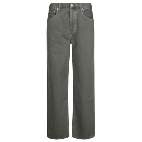 Casual Loszittende Denim Jeans Agolde , Gray , Dames