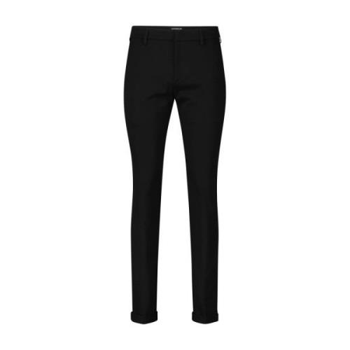 Klassieke Slim Fit Broek Dondup , Black , Heren