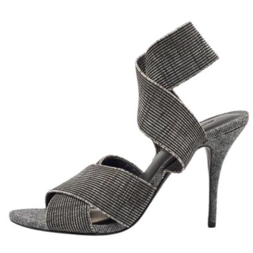 Pre-owned Canvas sandals Alexander Wang Pre-owned , Gray , Dames