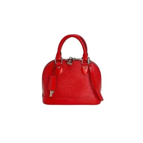 Pre-owned Leather louis-vuitton-bags Louis Vuitton Vintage , Red , Dam...