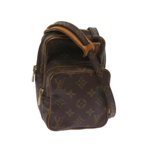 Pre-owned Canvas louis-vuitton-bags Louis Vuitton Vintage , Brown , Da...