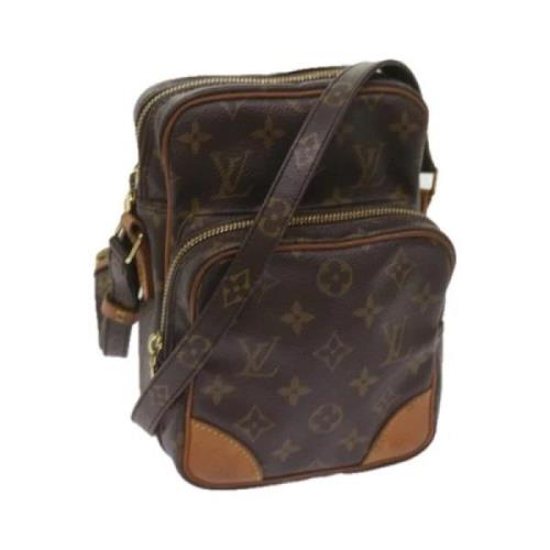 Pre-owned Canvas louis-vuitton-bags Louis Vuitton Vintage , Brown , Da...