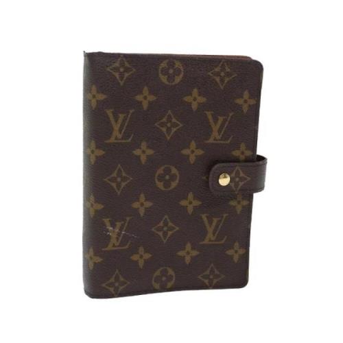 Pre-owned Coated canvas home-office Louis Vuitton Vintage , Brown , Da...