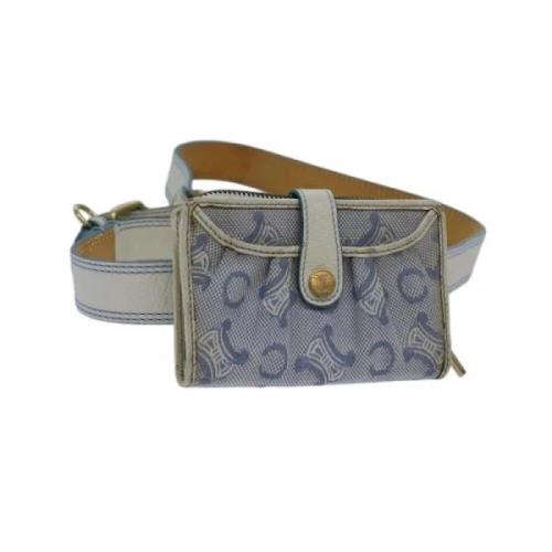 Pre-owned Canvas celine-bags Celine Vintage , Blue , Dames