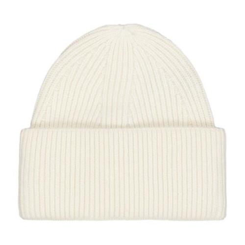 Kasjmier Geribbelde Beanie Muts Laneus , Beige , Unisex