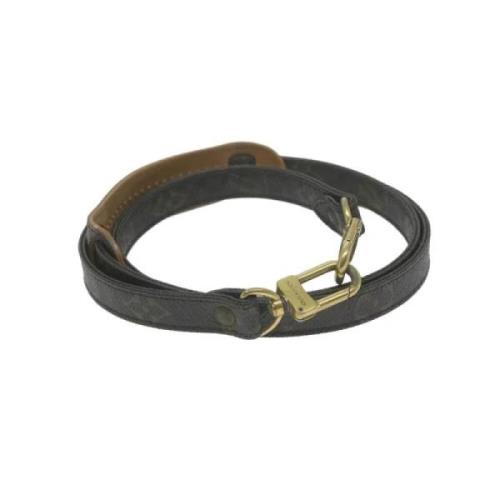 Pre-owned Leather belts Louis Vuitton Vintage , Green , Dames