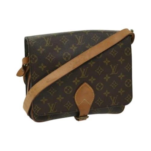 Pre-owned Canvas louis-vuitton-bags Louis Vuitton Vintage , Brown , Da...