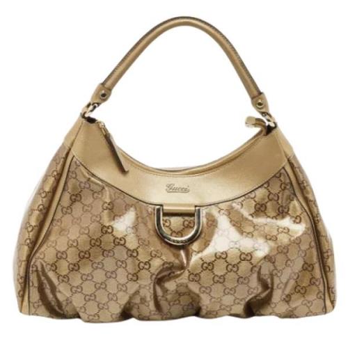 Pre-owned Canvas handbags Gucci Vintage , Beige , Dames