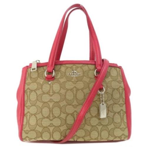 Pre-owned Canvas handbags Coach Pre-owned , Multicolor , Dames